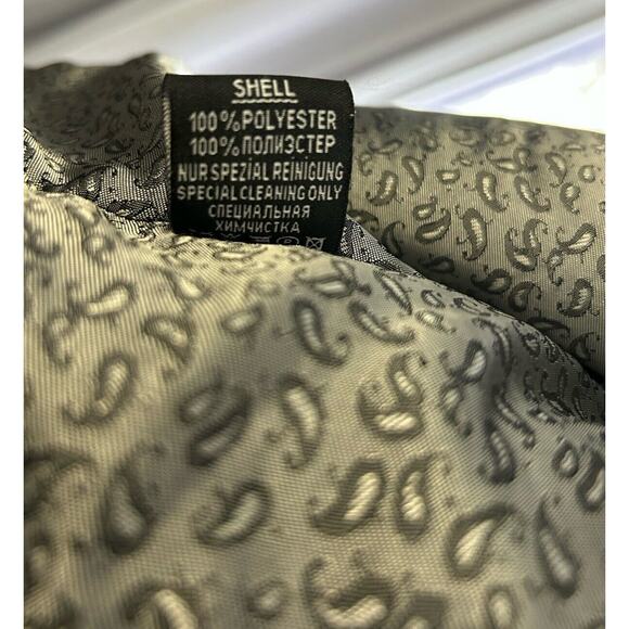 Women’s (M) Black Leather Vest Short Faux Fur Red Purchased in Europe Medium - Picture 5 of 9